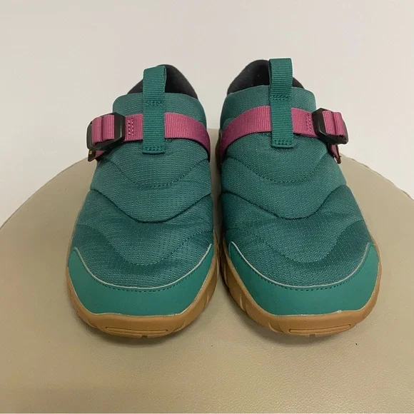 Teva Women's Teal and Magenta Mules - Picture 2 of 8